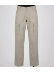 WINCHESTER VERMONT1 — Pantalon lin beige multipoches