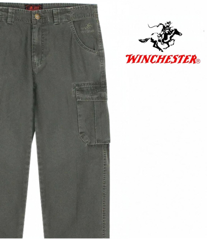 WINCHESTER VERNOR1 — Pantalon cargo homme robuste vert