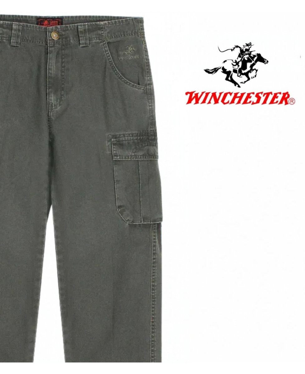 WINCHESTER VERNOR1 — Pantalon cargo homme robuste vert