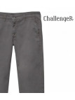 CHALLENGER PANT4007 — Pantalon chino stretch gris confort