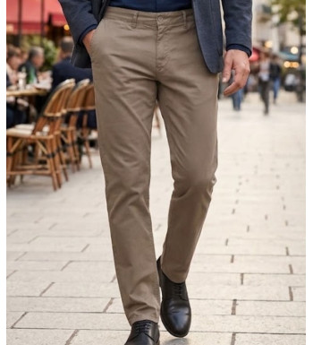 Pantalon chino stretch mastic coupe confort homme CHALLENGER PANT4010