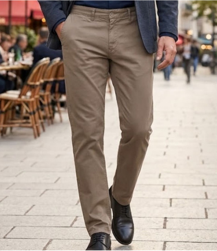 Pantalon chino stretch mastic coupe confort homme CHALLENGER PANT4010