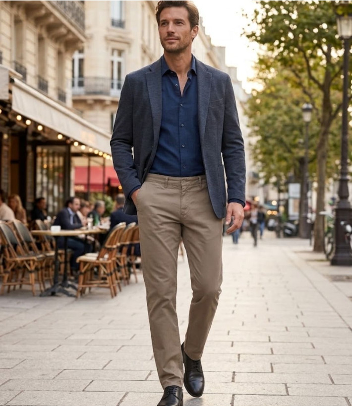 CHALLENGER PANT4010 — Pantalon chino mastic coupe confort