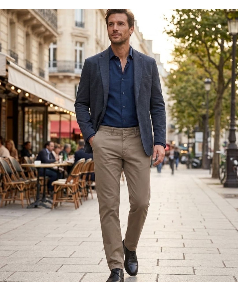 CHALLENGER PANT4010 — Pantalon chino mastic coupe confort