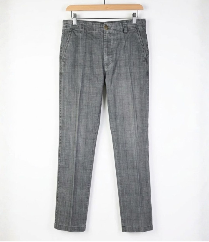WINCHESTER WARD2G — Pantalon droit à carreaux gris homme