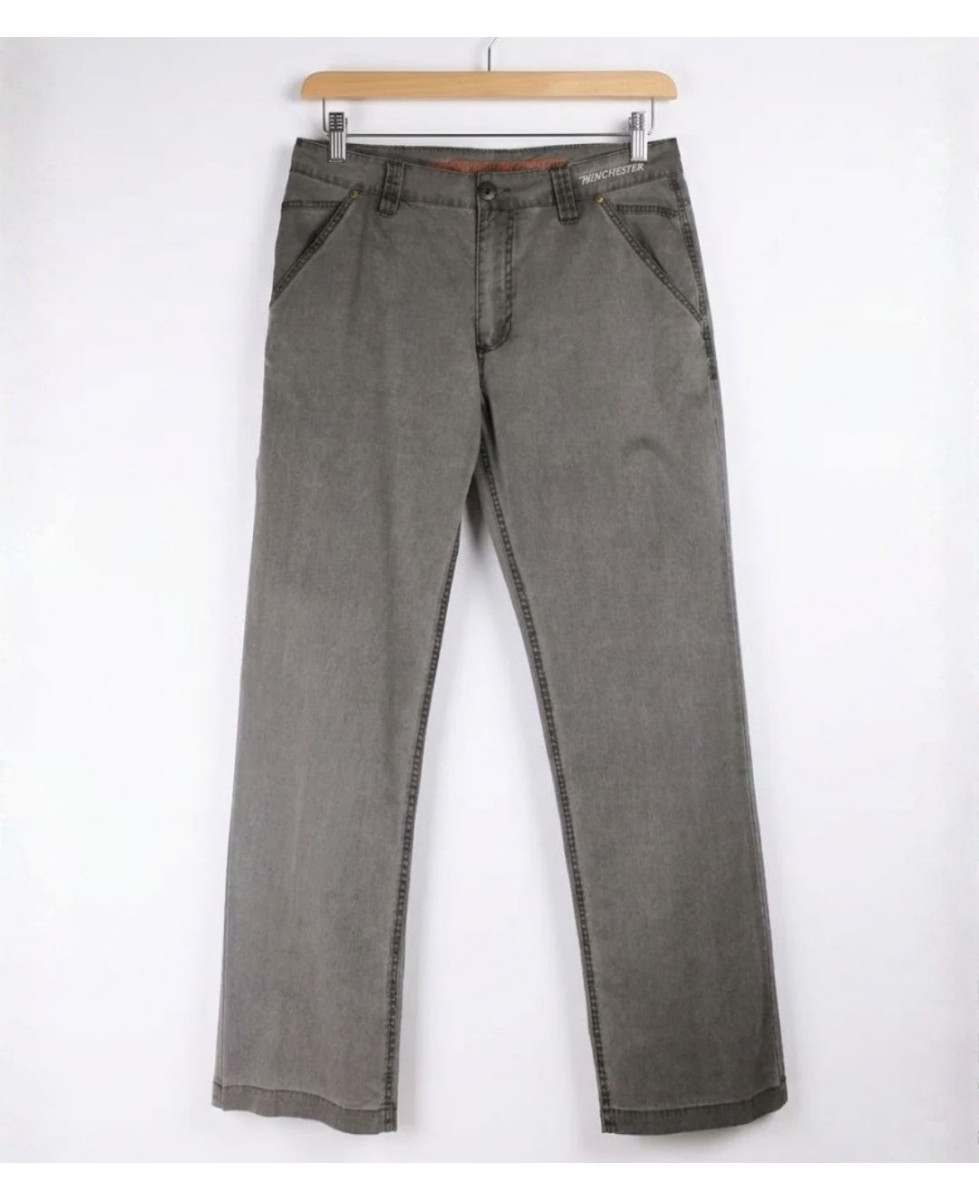 WINCHESTER WE1297T — Pantalon confort gris taupe en coton
