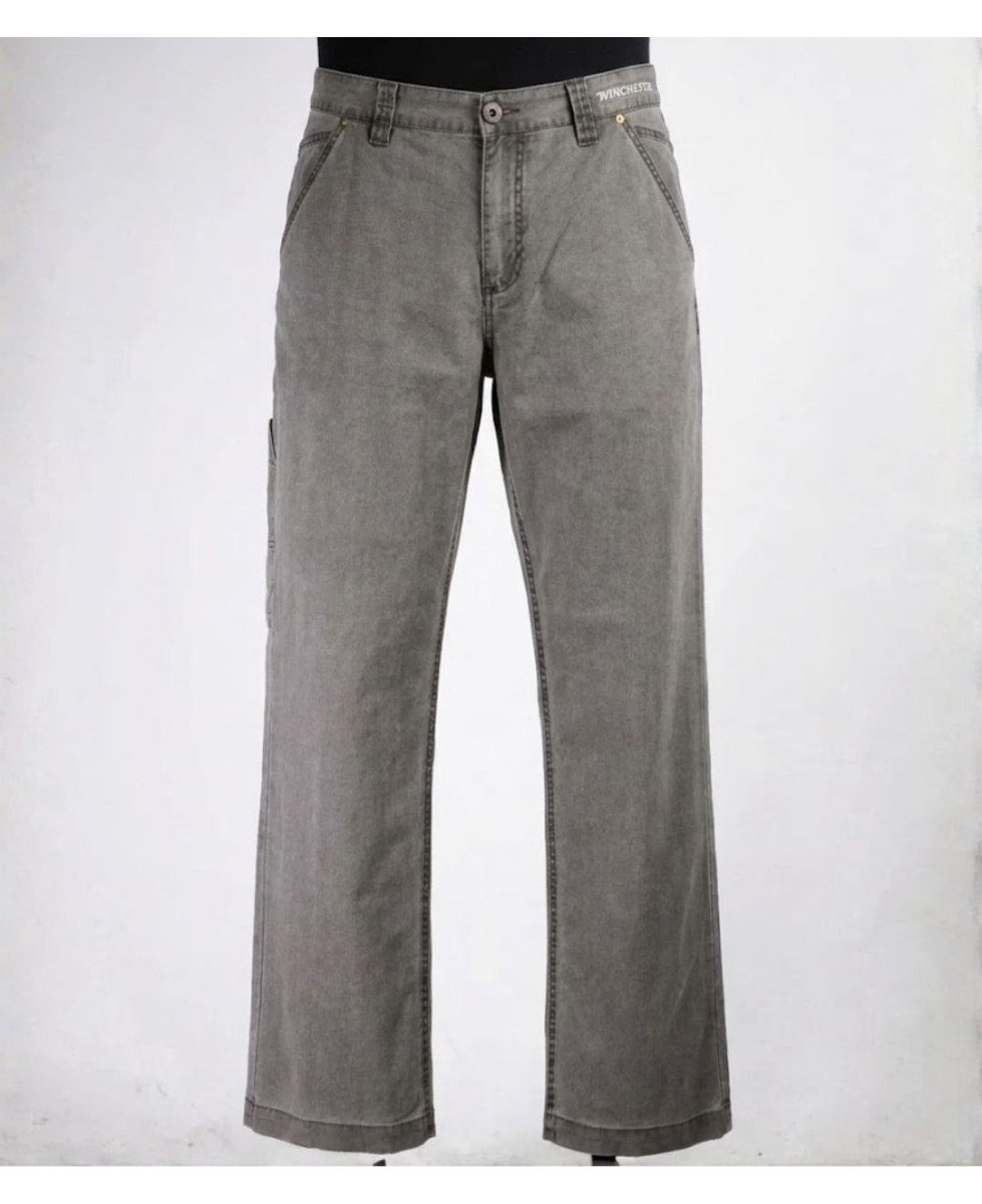WINCHESTER WE1297T — Pantalon confort gris taupe en coton
