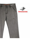 WINCHESTER WE1297T — Pantalon confort gris taupe en coton