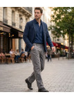 WINCHESTER WE1297T — Pantalon confort gris taupe en coton