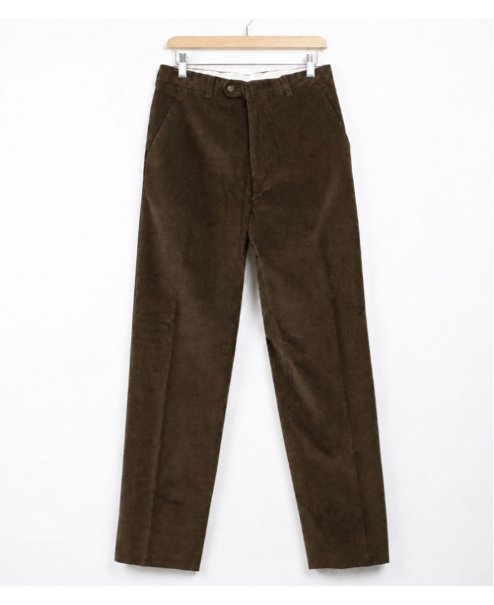 MAYFLOWER D373 — Pantalon velours marron confort stretch