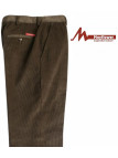 MAYFLOWER D373 — Pantalon velours marron confort stretch