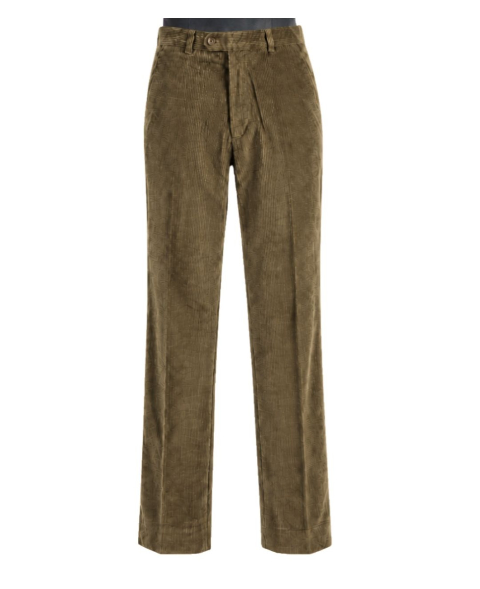 MAYFLOWER D373 — Pantalon velours chamois confort stretch