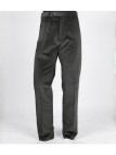 MAYFLOWER D373 — Pantalon velours extensible gris homme