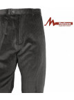 MAYFLOWER D373 — Pantalon velours extensible gris homme