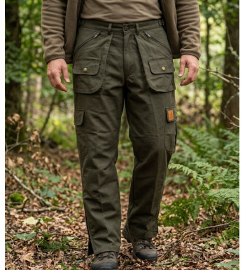 Fuseau de chasse doublé homme Ledertys COUNTRY marron chaud