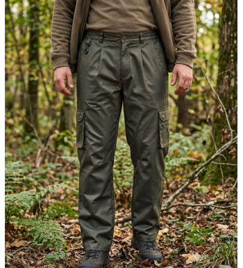 Ledertys IMPERCOAT fuseau de chasse homme vert anti-intempéries