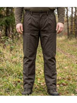 Pantalon fuseau de traque avec renforts homme Ledertys modèle LY0500 coloris kaki