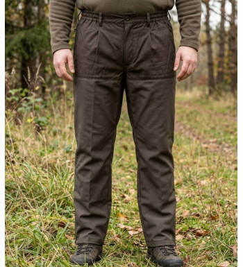 Pantalon fuseau de traque avec renforts homme Ledertys modèle LY0500 coloris kaki