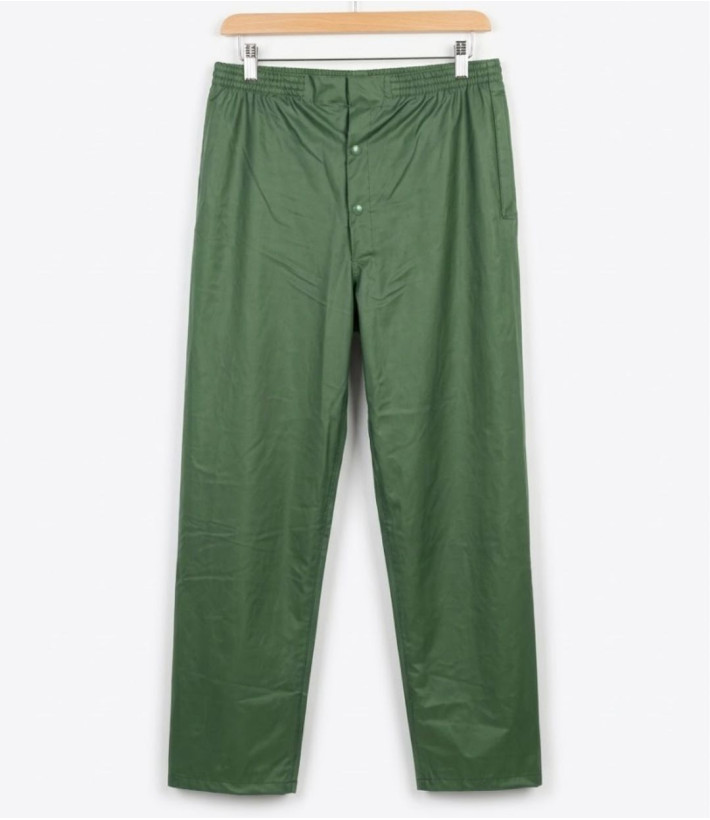 Sedetex U674 — Pantalon de pluie kaki 100% imperméable