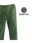 Sedetex U674 — Pantalon de pluie kaki 100% imperméable