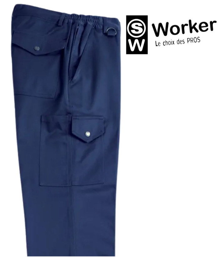 WORKER K569 — Pantalon de travail bleu robuste et durable