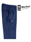 WORKER K569 — Pantalon de travail bleu robuste et durable