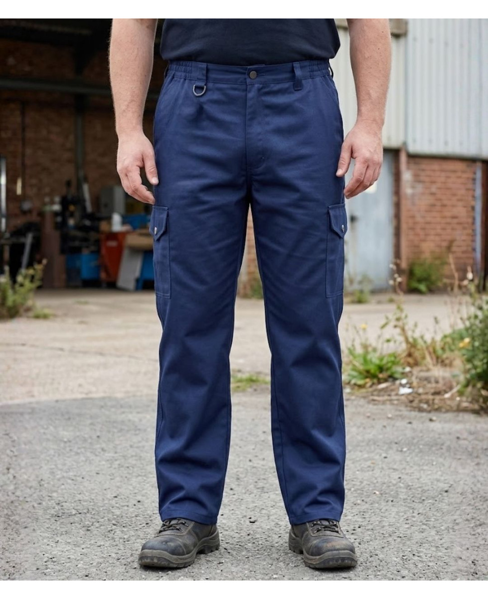 WORKER K569 — Pantalon de travail bleu robuste et durable
