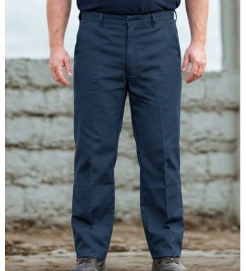Pantalon de travail pour homme SEDETEX B1710 vert US avec poche mètre et braguette à boutons
