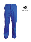 SEDETEX B1717 — Pantalon de travail bleu 100 % pur coton