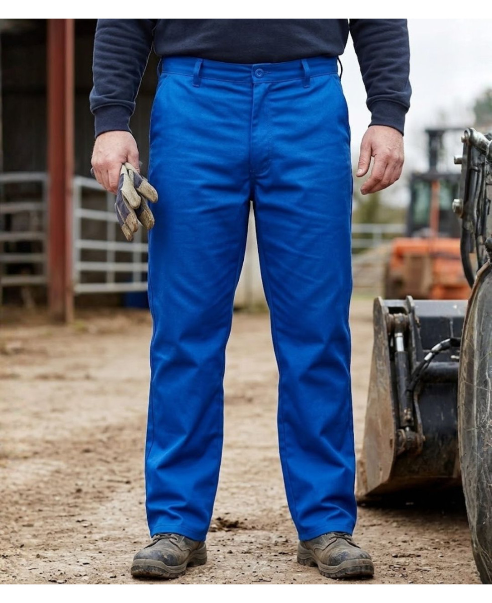 SEDETEX B1717 — Pantalon de travail bleu 100 % pur coton