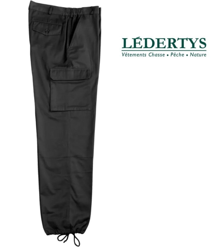 LEDERTYS LY0411 — Pantalon treillis noir très résistant