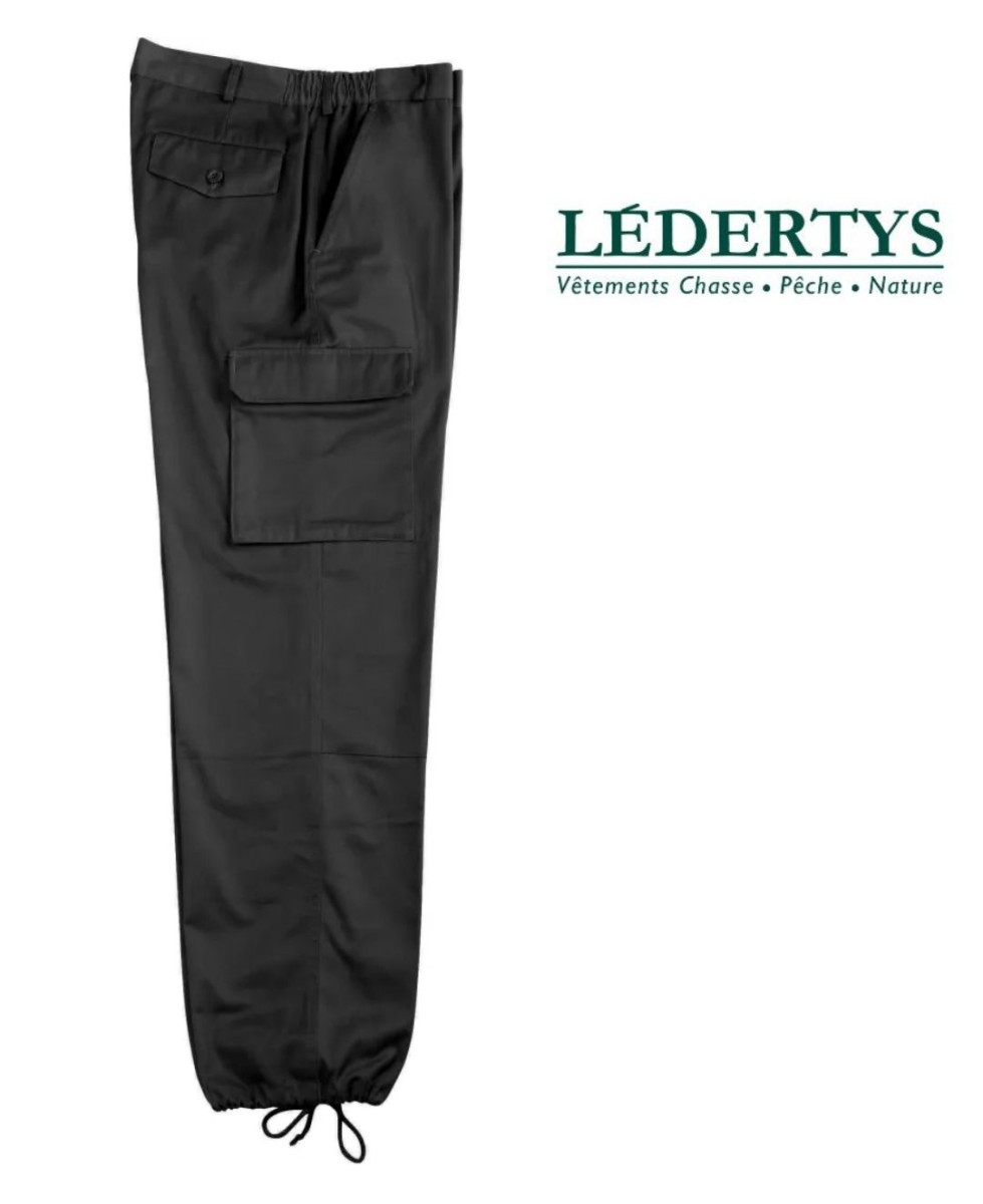 LEDERTYS LY0411 — Pantalon treillis noir très résistant