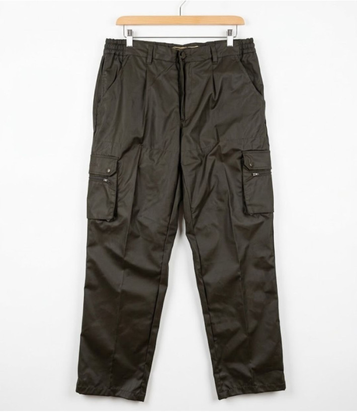 LEDERTYS LY0405 — Pantalon chasse vert enduit Impercoat