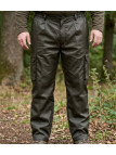 Pantalon de chasse homme LEDERTYS LY0405 vert imperméable avec enduction Impercoat et multipoches