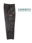 LEDERTYS LY0405 — Pantalon chasse vert enduit Impercoat
