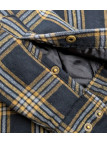 Surchemise chaude CHALLENGER BRUNO5 marron à carreaux. Doublure moutonnée et coupe confort. Profitez du déstockage de marque sur