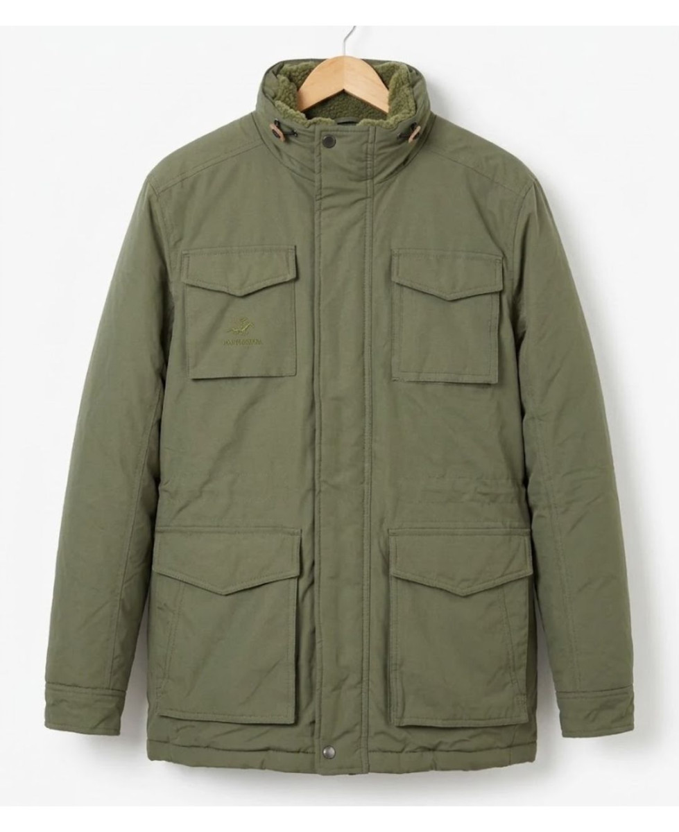 CHALLENGER PAR2001A — Parka homme kaki chaude et isolante