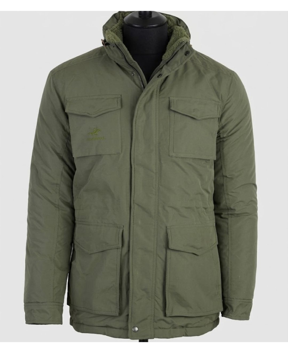 CHALLENGER PAR2001A — Parka homme kaki chaude et isolante