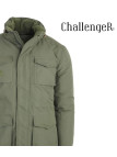 CHALLENGER PAR2001A — Parka homme kaki chaude et isolante
