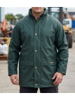 Coupe-vent imperméable homme vert PLUIE E0134 doublé polaire avec poches à rabat