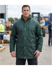 PLUIE E0134 — Coupe-vent homme vert imperméable polaire