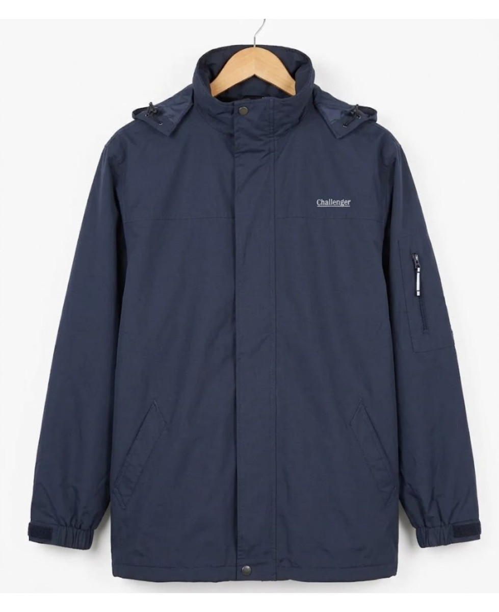 CHALLENGER JAKARTA1 — Veste coupe-vent marine déperlante