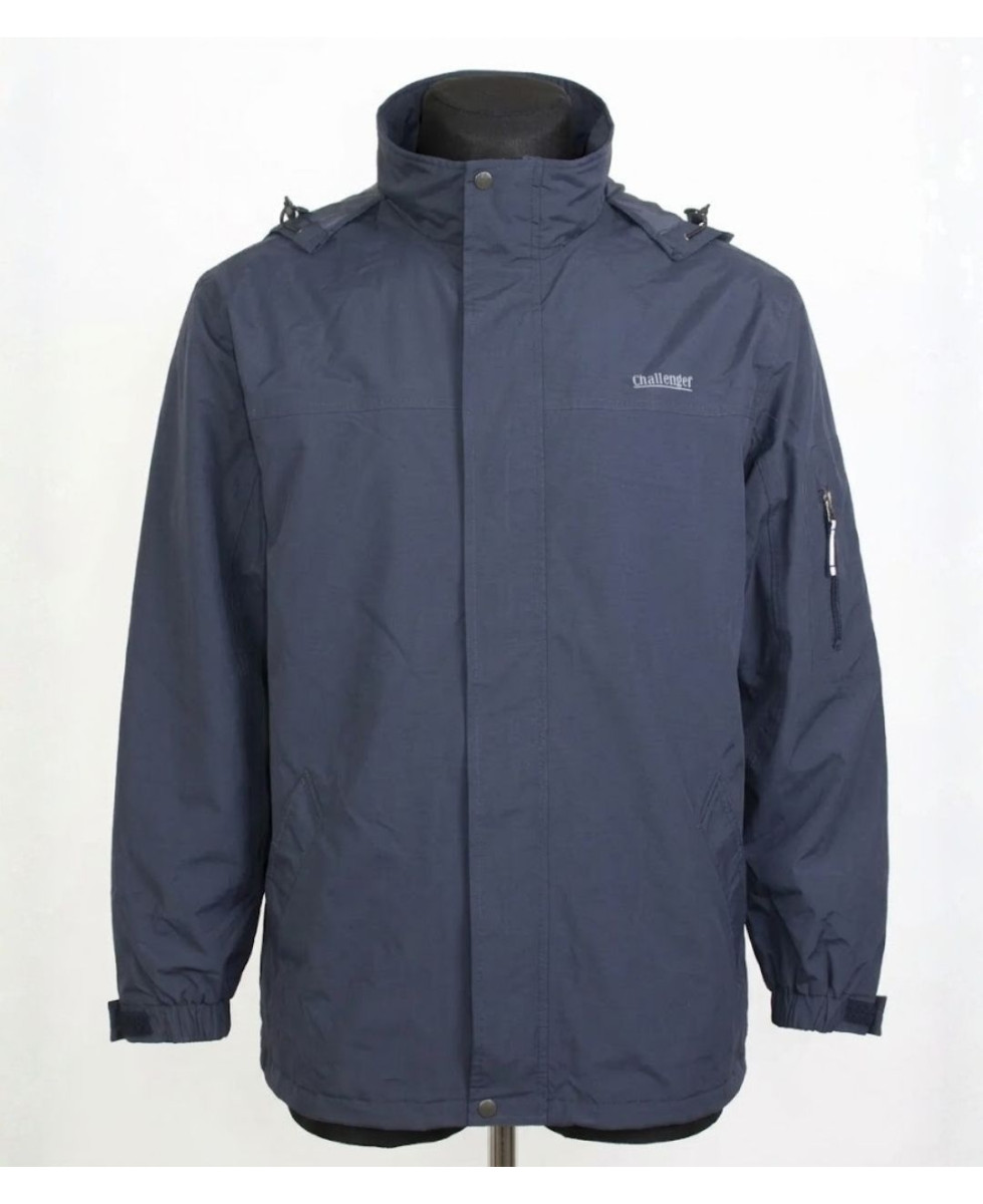 CHALLENGER JAKARTA1 — Veste coupe-vent marine déperlante