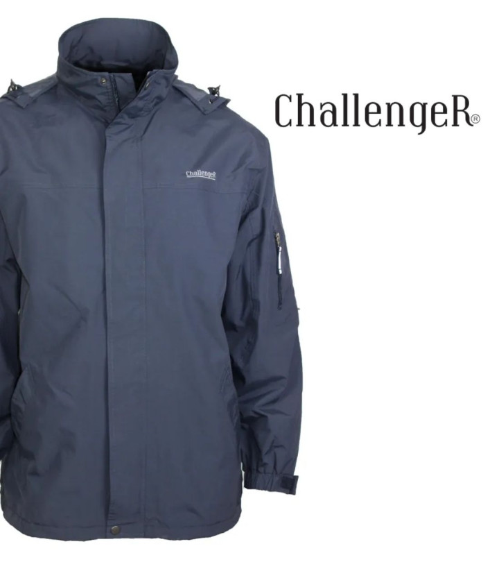 CHALLENGER JAKARTA1 — Veste coupe-vent marine déperlante