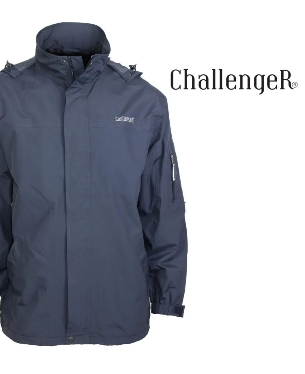 CHALLENGER JAKARTA1 — Veste coupe-vent marine déperlante