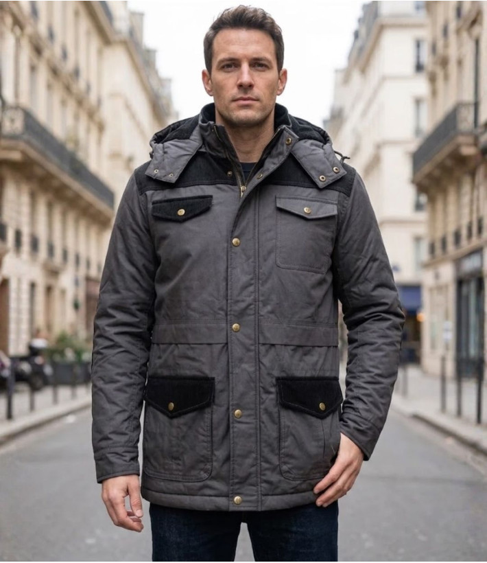 WINCHESTER JANGO1 — Parka homme kaki déperlante et chaude
