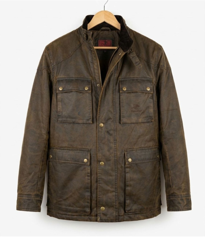 WINCHESTER NEVERM — Parka homme marron chaude et isolante