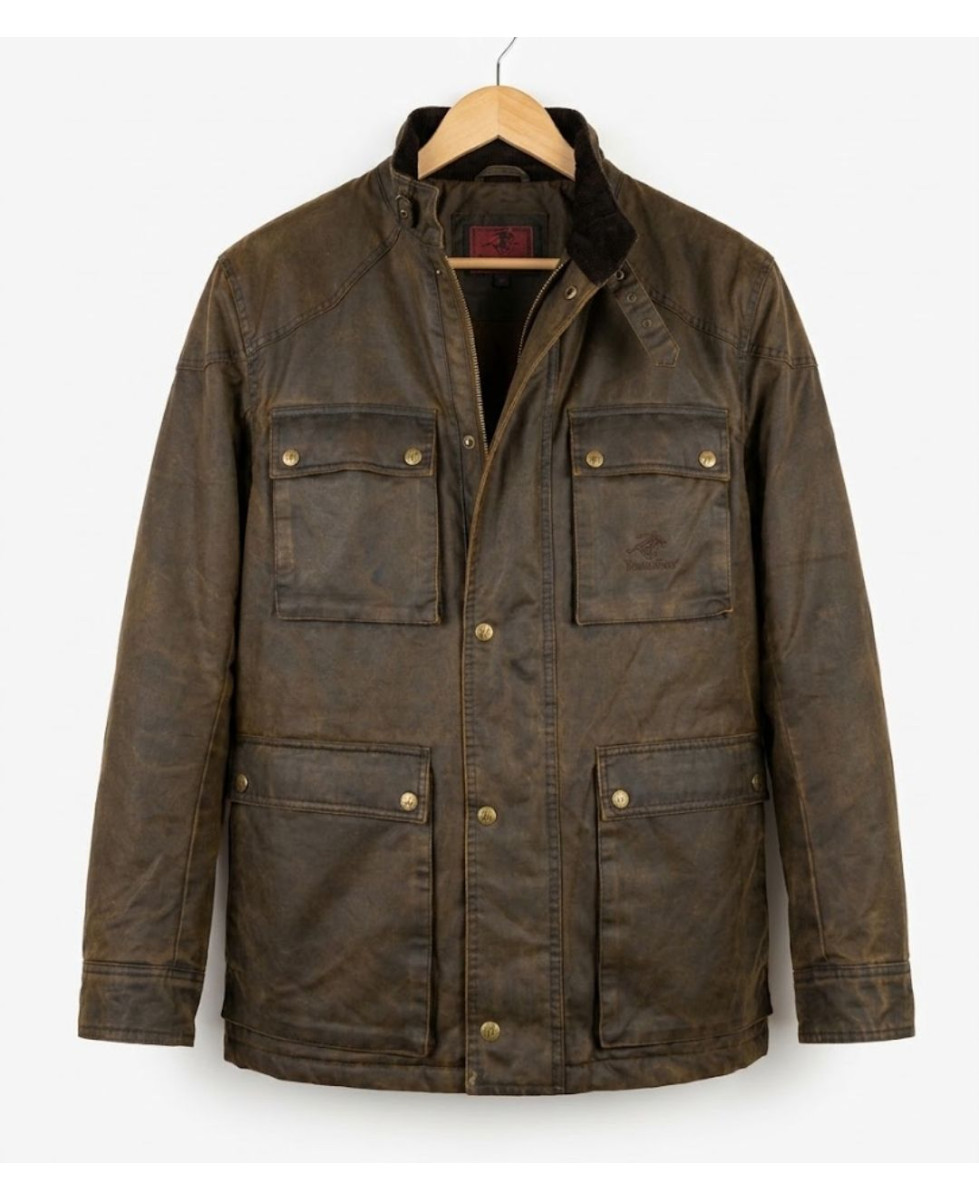 WINCHESTER NEVERM — Parka homme marron chaude et isolante