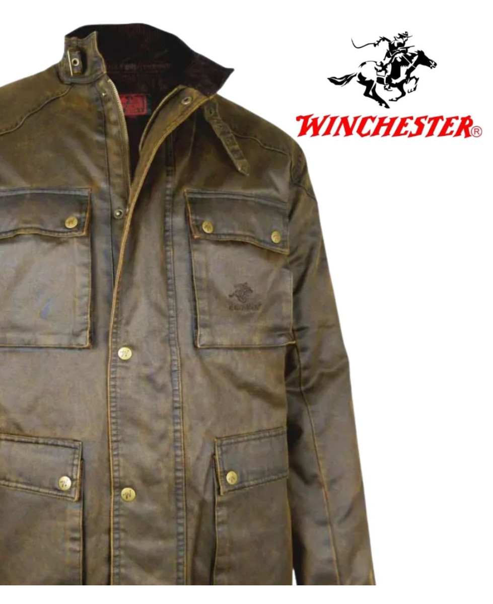 WINCHESTER NEVERM — Parka homme marron chaude et isolante
