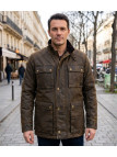 WINCHESTER NEVERM — Parka homme marron chaude et isolante